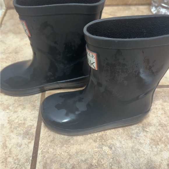 Black Rain Boots sparkle in Pink - Picture 3 of 4